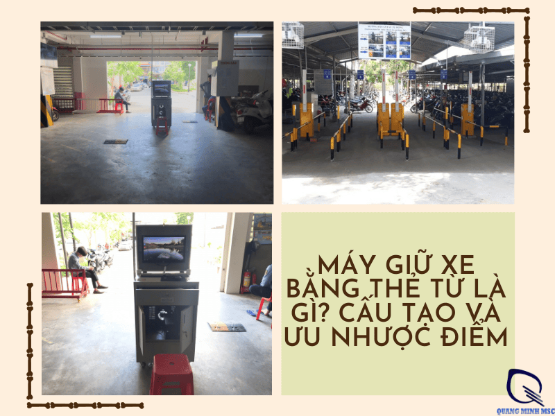 máy giữ xe bằng thẻ từ